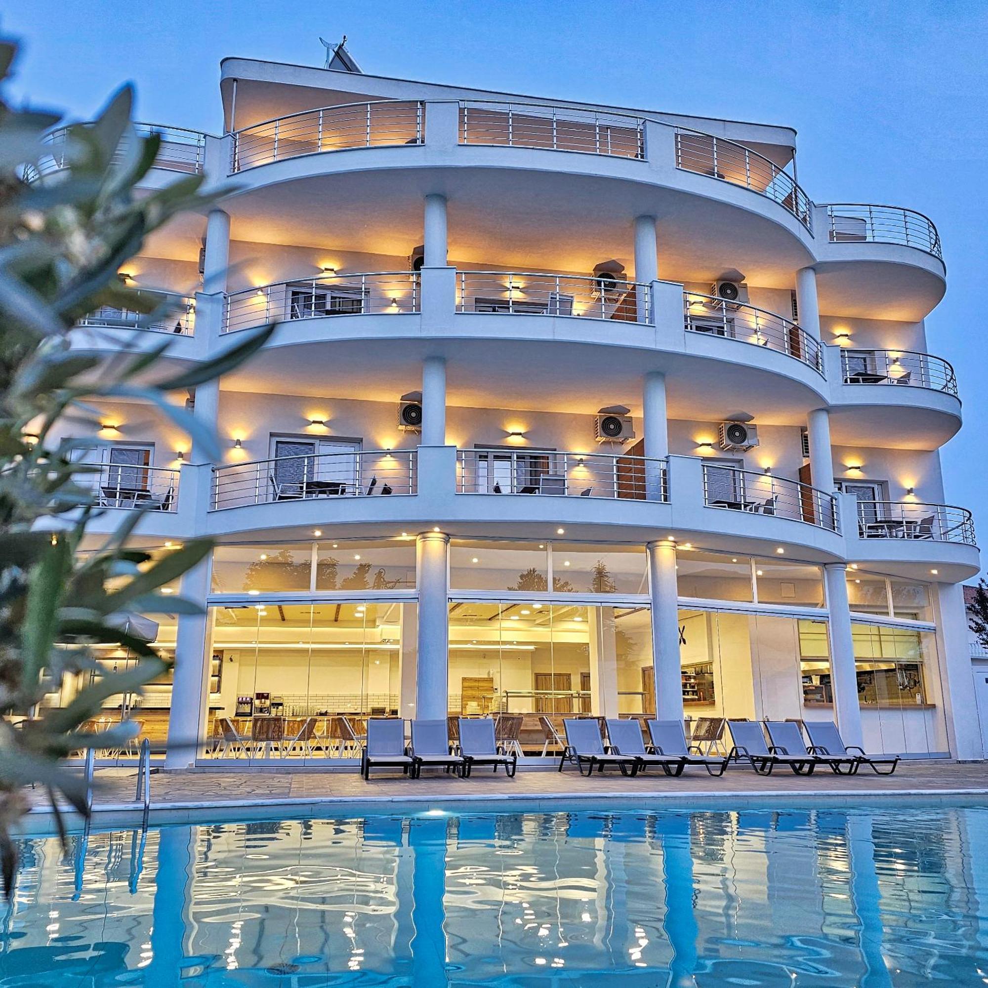 Hotel Olympion Melathron Platamonas Esterno foto